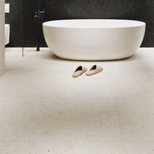 Luna Stone Ivory Matt 600x600mm stone look porcelain tile with soft ivory limestone appearance