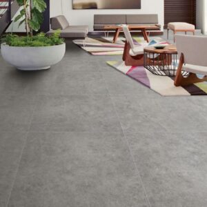 History Grey matt porcelain tile with contemporary concrete and stone-look finish.