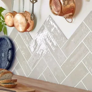 Masia Pale Gris 75x300mm pale grey gloss subway wall tile